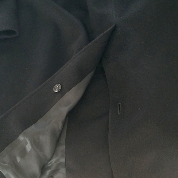 NWT Burberry Mid-Length Raglan Sleeves 100% Cashmere Coat - Picture 9 of 14